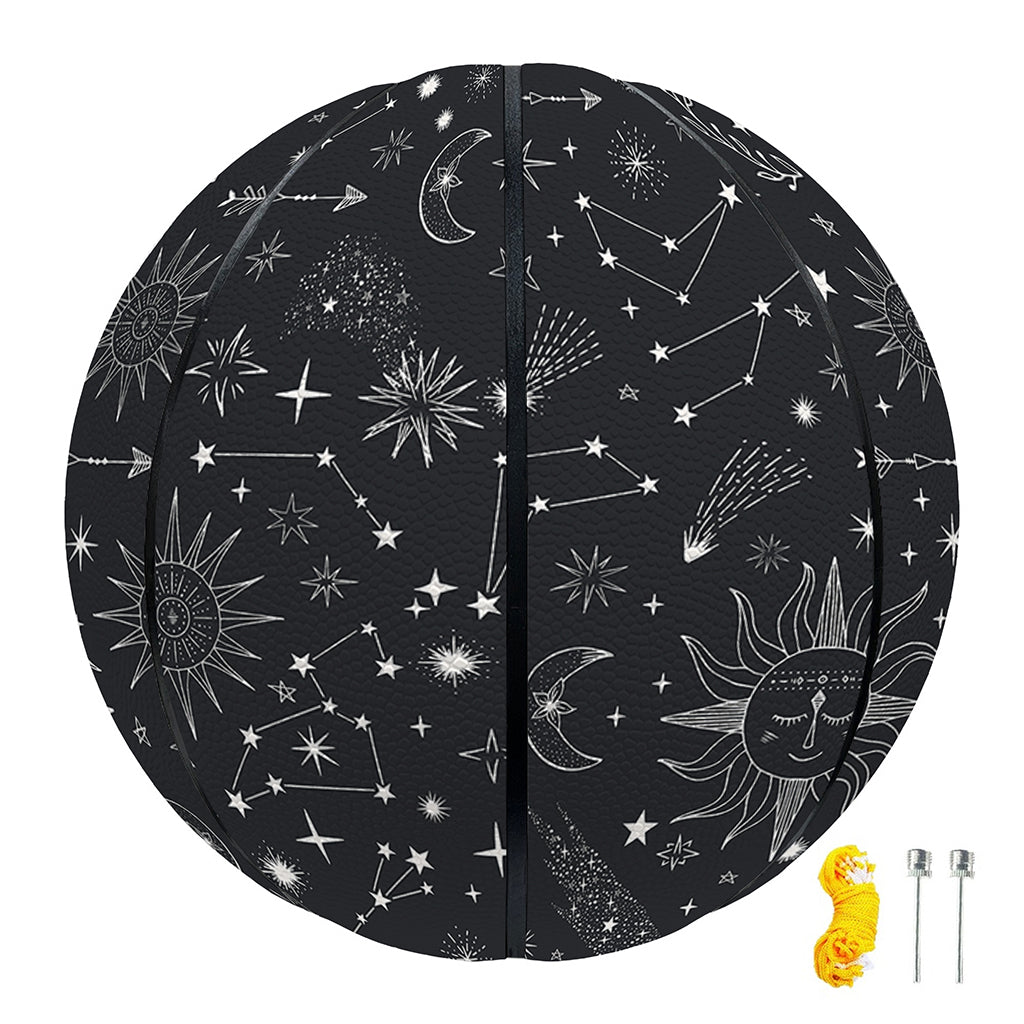 Bohemian Constellation Pattern Print Basketball
