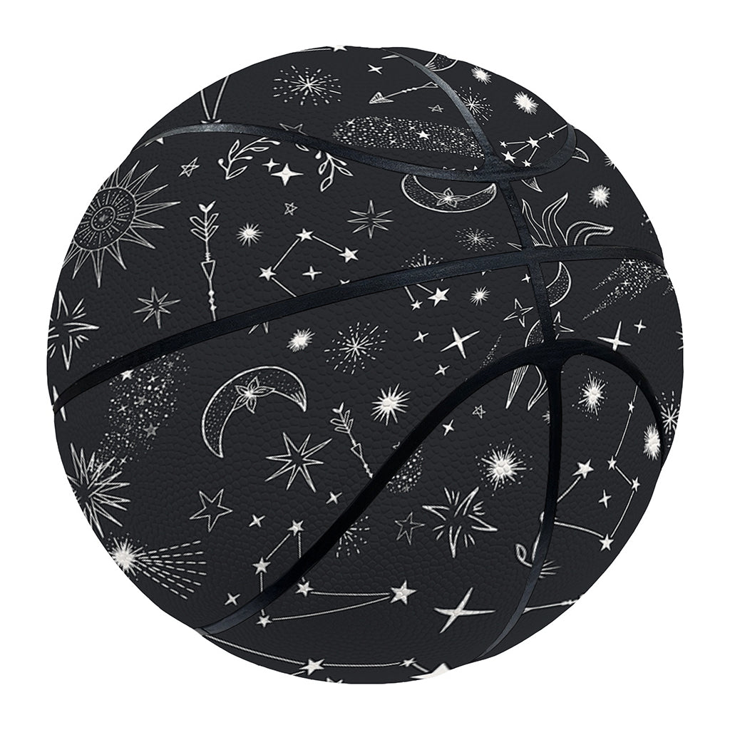 Bohemian Constellation Pattern Print Basketball