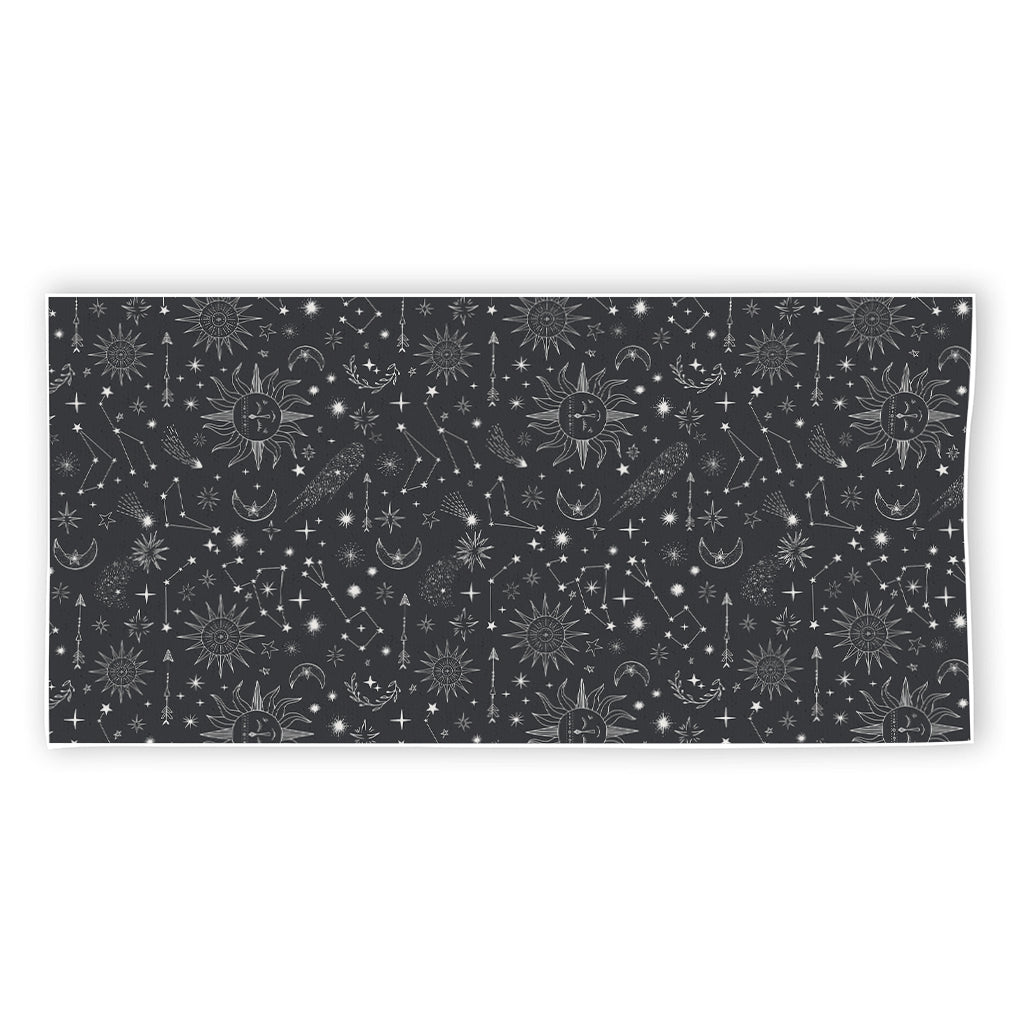 Bohemian Constellation Pattern Print Beach Towel