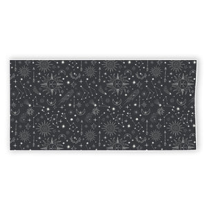 Bohemian Constellation Pattern Print Beach Towel