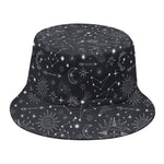 Bohemian Constellation Pattern Print Bucket Hat