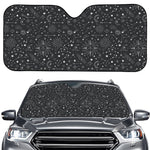 Bohemian Constellation Pattern Print Car Windshield Sun Shade