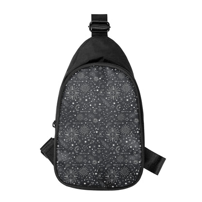 Bohemian Constellation Pattern Print Chest Bag