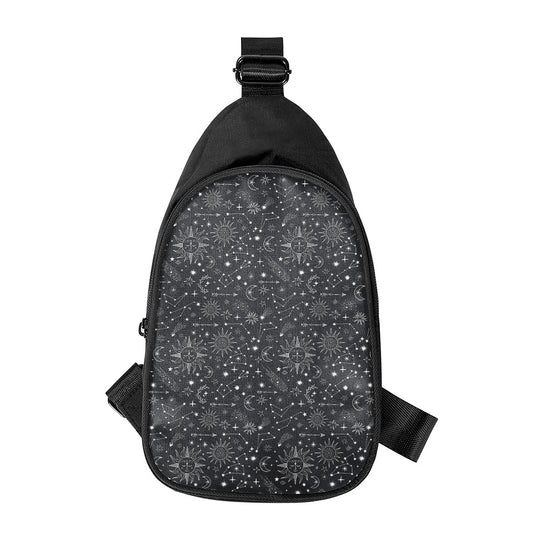 Bohemian Constellation Pattern Print Chest Bag