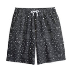 Bohemian Constellation Pattern Print Cotton Shorts