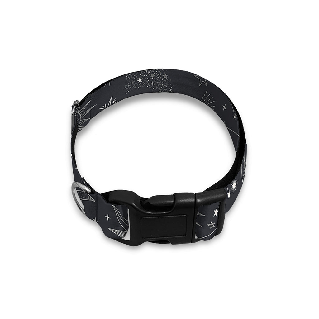 Bohemian Constellation Pattern Print Dog Collar