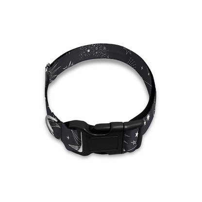 Bohemian Constellation Pattern Print Dog Collar