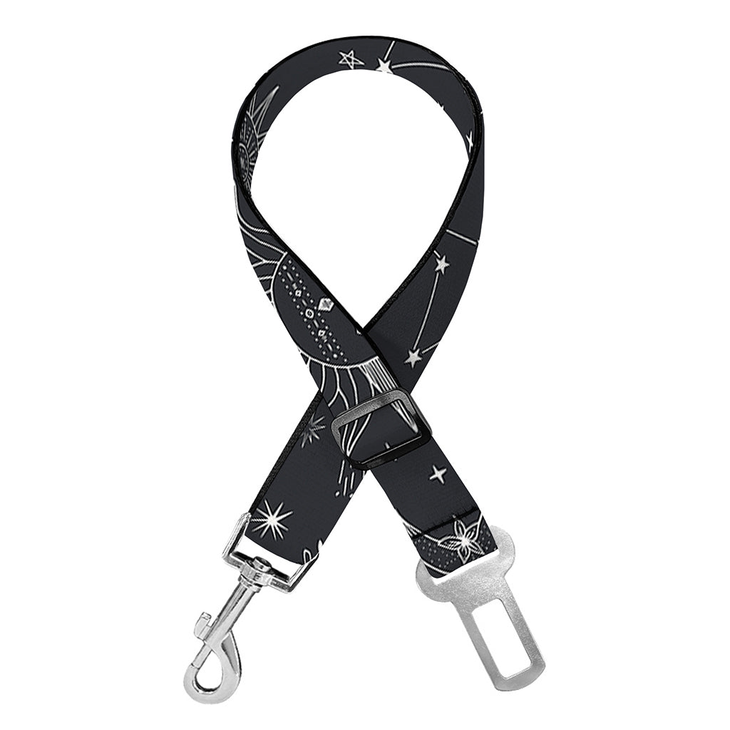 Bohemian Constellation Pattern Print Dog Seat Belt