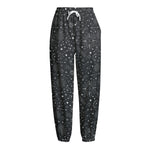 Bohemian Constellation Pattern Print Fleece Lined Knit Pants