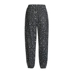 Bohemian Constellation Pattern Print Fleece Lined Knit Pants