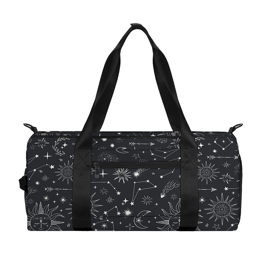 Bohemian Constellation Pattern Print Gym Bag