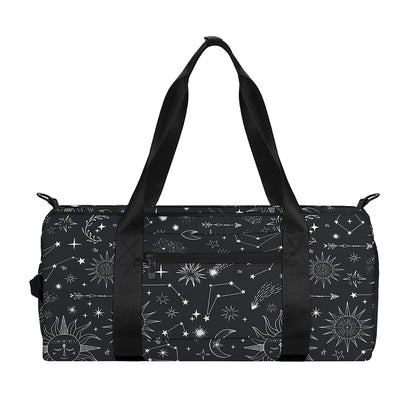 Bohemian Constellation Pattern Print Gym Bag