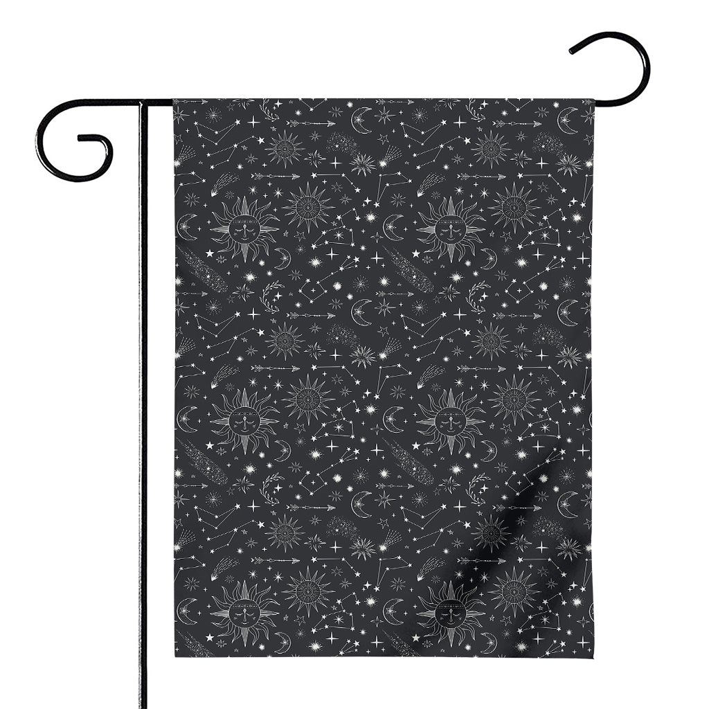 Bohemian Constellation Pattern Print House Flag