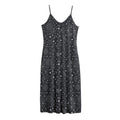 Bohemian Constellation Pattern Print Jersey Midi Cami Dress