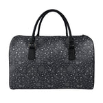 Bohemian Constellation Pattern Print Leather Duffle Bag