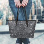 Bohemian Constellation Pattern Print Leather Tote Bag