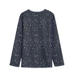 Bohemian Constellation Pattern Print Long Sleeve Short Coat