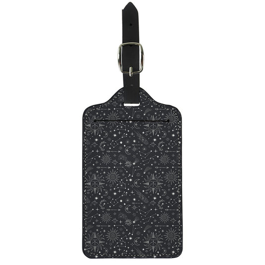 Bohemian Constellation Pattern Print Luggage Tag