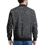 Bohemian Constellation Pattern Print Men's Bomber Jacket