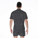 Bohemian Constellation Pattern Print Men's Rompers