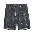 Bohemian Constellation Pattern Print Men's Athletic Shorts