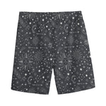 Bohemian Constellation Pattern Print Men's Sports Shorts