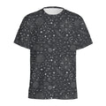Bohemian Constellation Pattern Print Men's Athletic T-Shirt
