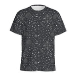 Bohemian Constellation Pattern Print Men's Sports T-Shirt