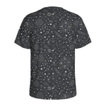 Bohemian Constellation Pattern Print Men's Sports T-Shirt