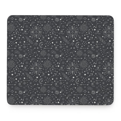 Bohemian Constellation Pattern Print Mouse Pad