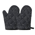 Bohemian Constellation Pattern Print Oven Mitts