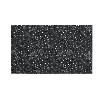 Bohemian Constellation Pattern Print Polyester Flag