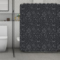 Bohemian Constellation Pattern Print Polyester Shower Curtain