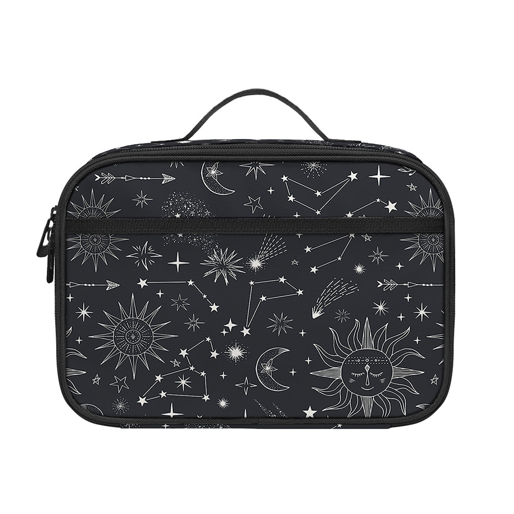 Bohemian Constellation Pattern Print Portable Lunch Bag