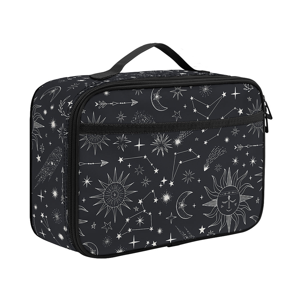 Bohemian Constellation Pattern Print Portable Lunch Bag