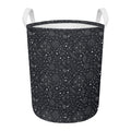 Bohemian Constellation Pattern Print Round Laundry Basket