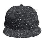 Bohemian Constellation Pattern Print Snapback Cap