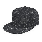 Bohemian Constellation Pattern Print Snapback Cap