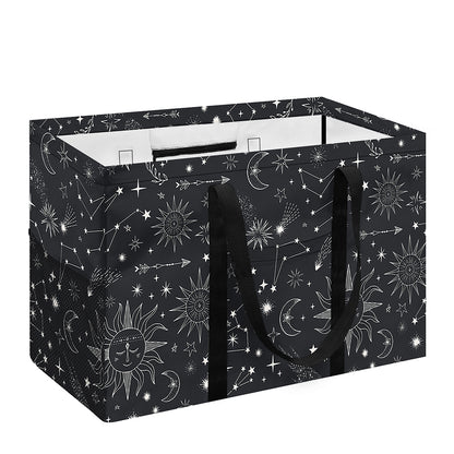 Bohemian Constellation Pattern Print Utility Tote Bag