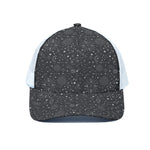 Bohemian Constellation Pattern Print White Mesh Trucker Cap