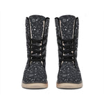 Bohemian Constellation Pattern Print Winter Boots
