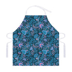 Bohemian Denim Jeans Pattern Print Adjustable Apron