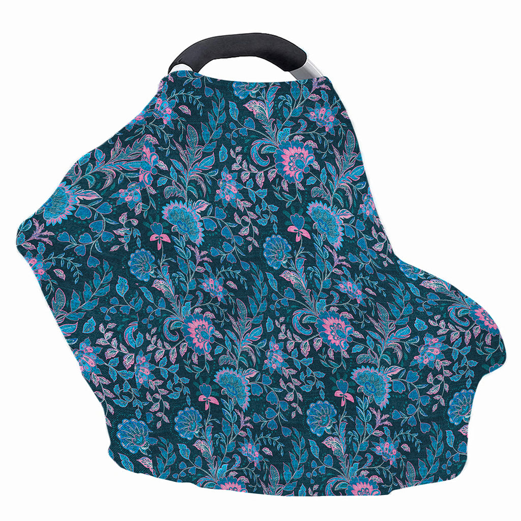 Bohemian Denim Jeans Pattern Print Baby Seat Cover