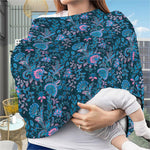Bohemian Denim Jeans Pattern Print Baby Seat Cover