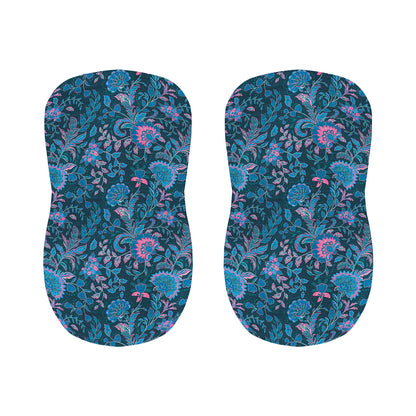 Bohemian Denim Jeans Pattern Print Bar Stool Covers