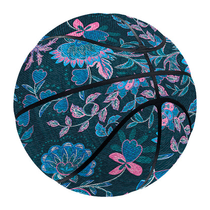 Bohemian Denim Jeans Pattern Print Basketball