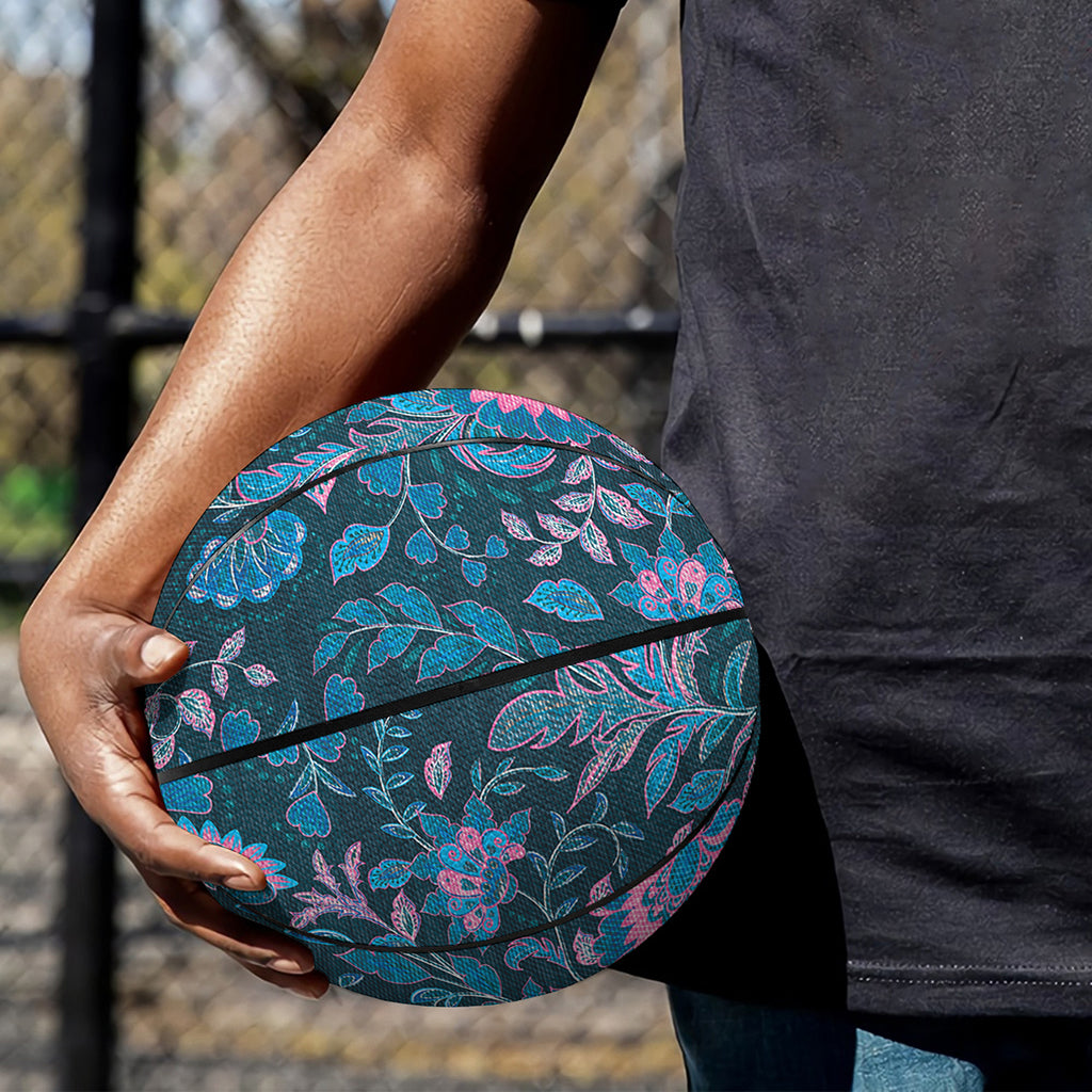 Bohemian Denim Jeans Pattern Print Basketball