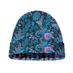 Bohemian Denim Jeans Pattern Print Beanie