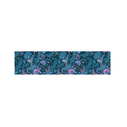 Bohemian Denim Jeans Pattern Print Bed Runner