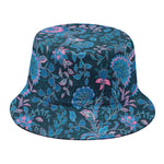 Bohemian Denim Jeans Pattern Print Bucket Hat